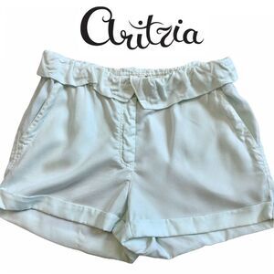 Aritzia Wilfred pastel green shorts Sz 4